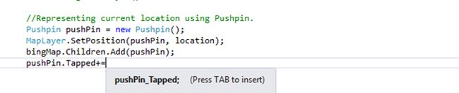 Screenshot of the code